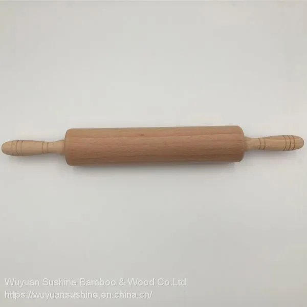 Wooden Rolling Pin,Made of Beech photo-3