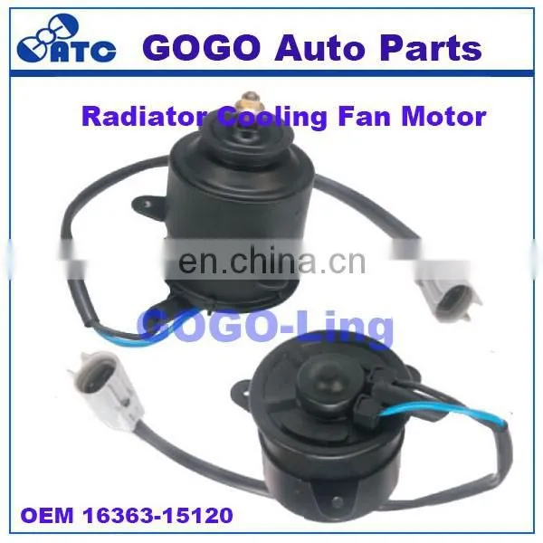 GOGO Air Conditioning Radiator and Condenser Cooling Fan Motor AIR BLOWER Motors for TY OEM 16363-15120