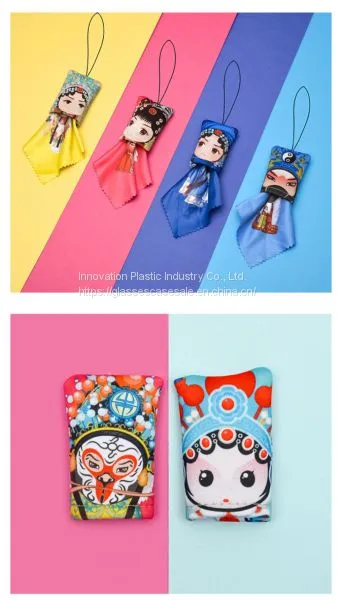 Microfiber Glasses Cloth With Cartoon Decoration, Personalized and Creative Eyewear Cloth photo-3