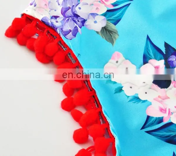 Cute Design Flutter Sleeve Infant Body Suit Flower Printed Newborn Baby Romper photo-5