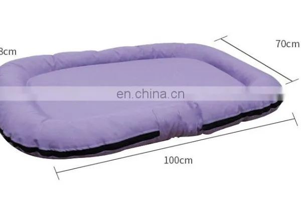New Style Large Dog Bed Washable Dog Pad Pet Bolster Bed Super Soft Dog Bed Mat With Removable Cover photo-6