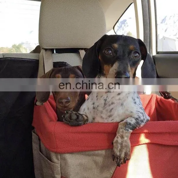Portable Dog Car Mat Waterproof Pet Dog Car Seat Travel Pet Car Carrier Bag Seat With Safety Leash for Small Dogs Cats Puppy photo-4