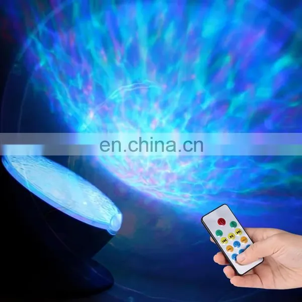 12 LED Remote Control Undersea Ocean Wave Night Light Projector Living Room Decoration for Kids photo-7