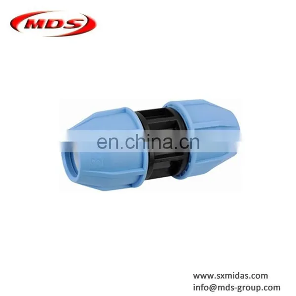 All Kinds of pp pe Compression Pipe Fittings for Irrigation Pipe Water Supply photo-6