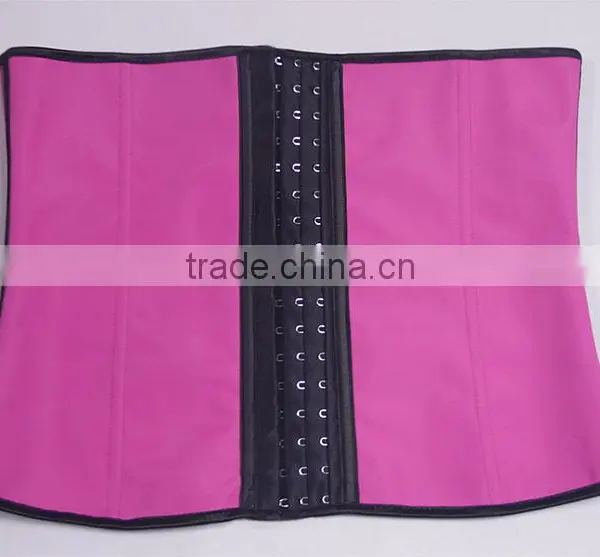 Latex Corset Shaper Vest Women Sexy Slimming Underbust Fat Burning Corset Vest Waist Trainer 9 Steel Bones photo-4