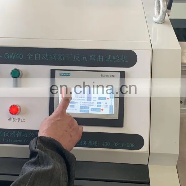 Steel Bar Bend And Rebend Testing Machine For Quality Test Of Rebar Welding Spot photo-4
