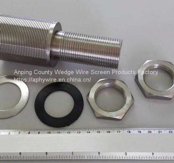 Wedge Wire Johnson Screen Nozzles , Stainless Steel Filter Nozzle, Filter Bottom Strainer Nozzle photo-5
