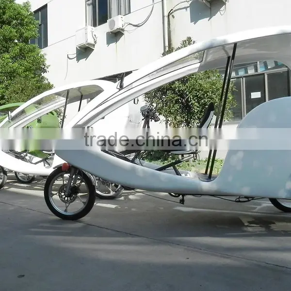 Pedal Cycle Passenger Seat Electric Taxi Bike photo-3