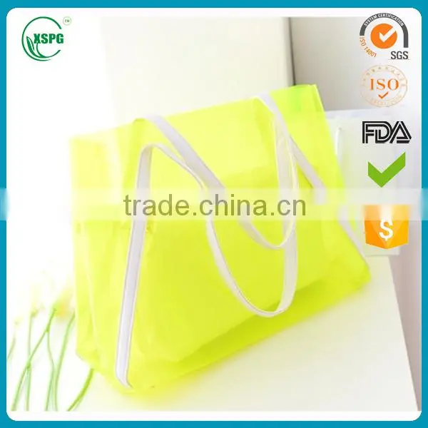 Colorful Pvc Plastic Bag With Handles photo-2