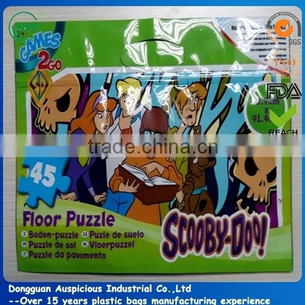 Portable Stand up Pouch With Zipper for Floor Puzzle