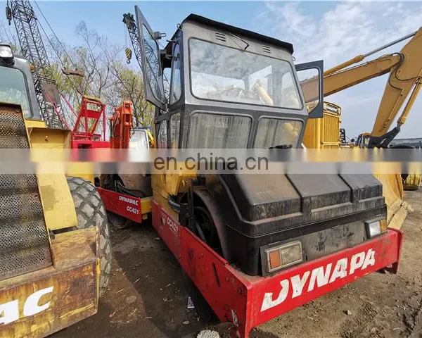 Used Dynapac Double Drum Cc421 Road Roller Original Sweden Made Compactor Machines for Sale photo-3