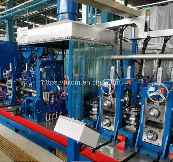 High Frequency Longitudinal Seam Galvanized Steel Tube Manufacturing Line photo-2
