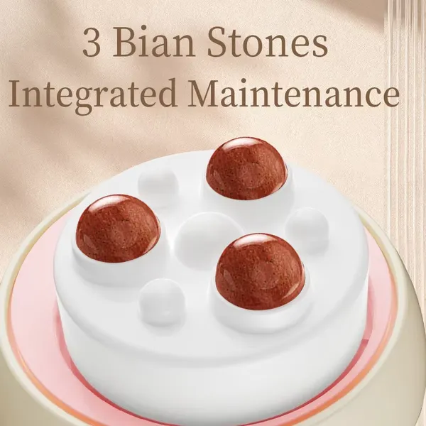 Electric Intelligent Stone Hot Compress Body Massager Kneading Belly Slimming Fat Burning Belt Abdominal Massage Products photo-3