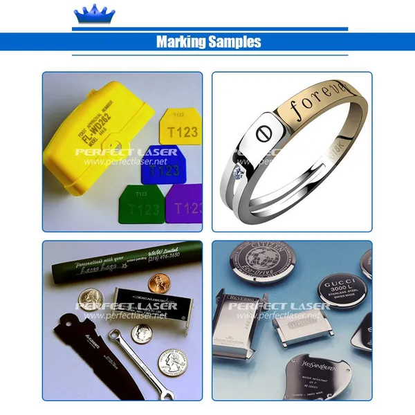 Perfect Laser Cheap Fiber Laser Marker Machine On Metal/ABS/PP/SS Marking photo-3