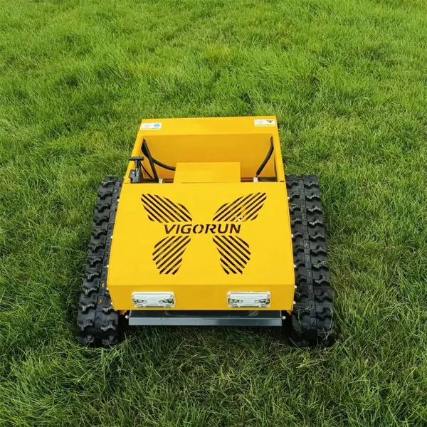 Petrol Industrial Rubber Track All Terrain Self-Charging Commercial One-Button Start RC Bush Trimmer photo-6