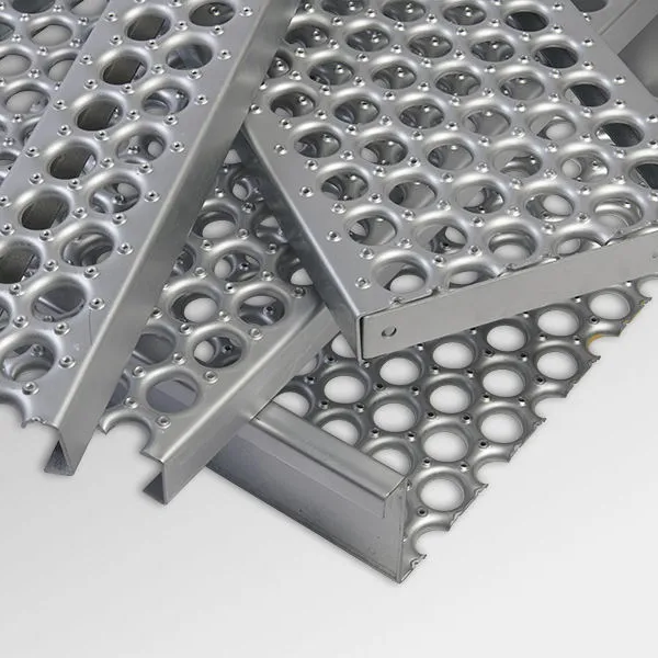 Customized Size Hole Pattern Stainless Steel 304 316 Perforated Metal Sheet Round Hole Anti-Slip for Stair Tread and Platform photo-1