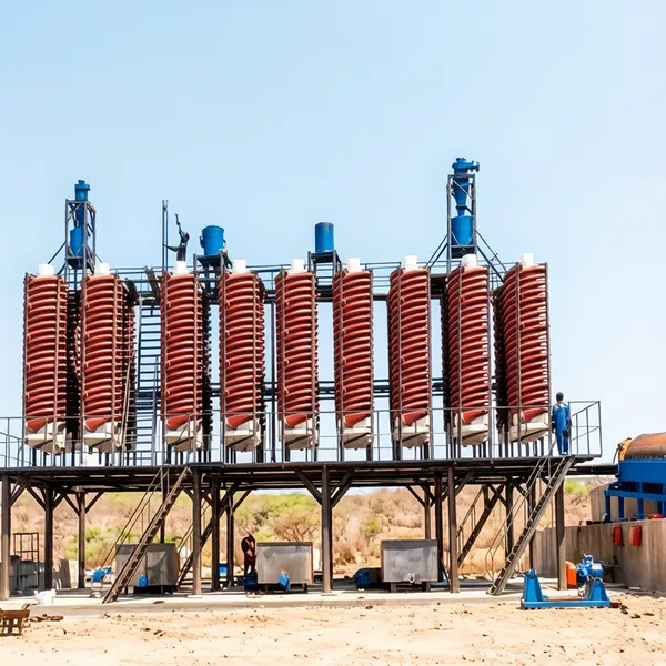 High Recovery Rate Tin Ore Processing Spiral Chute for Mineral Separator photo-4