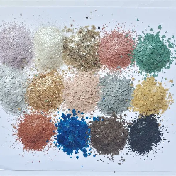 Epoxy Floor Rock Sheet Ultra-thin Colored Mica Rock Sheet Interior and Exterior Wall Coating With Colored Rock Sheet and Shell Color Chips photo-5