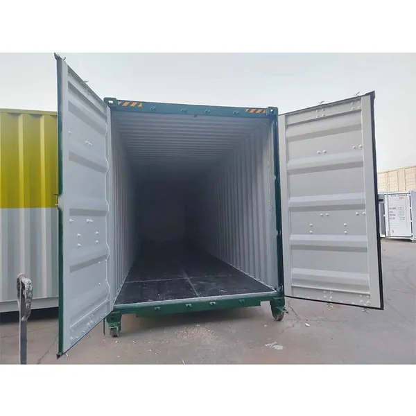 20ft 40ft High Cube Dry Van Cargo Storage Open Side Shipping Container with Manufacturer Price