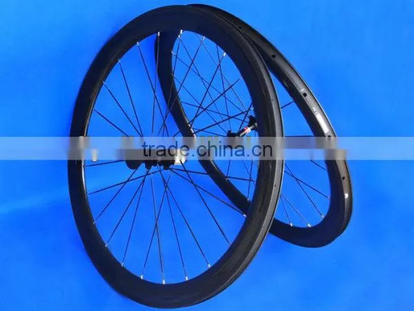 Full Carbon Road Bike Bicycle Clincher Wheelset Width: 25mm