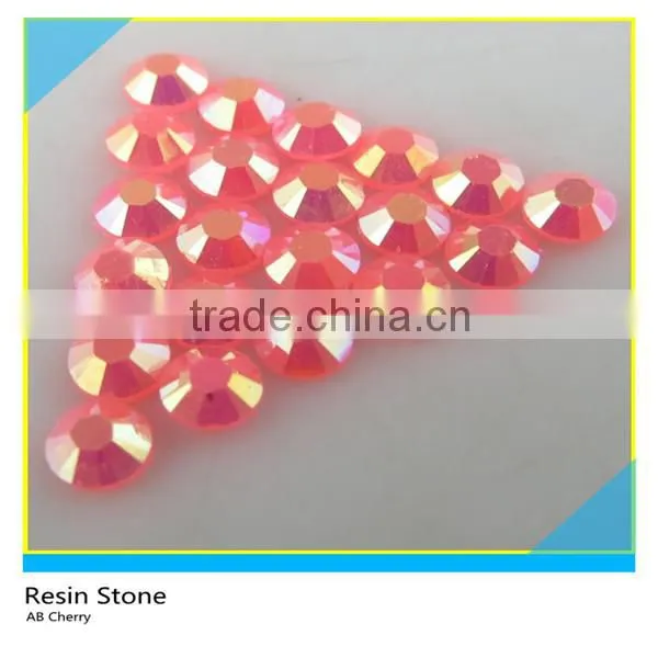 Flat Back Resin Stone AB Clear Round Ss20 5mm 100 Gross 14400 Pcs photo-3