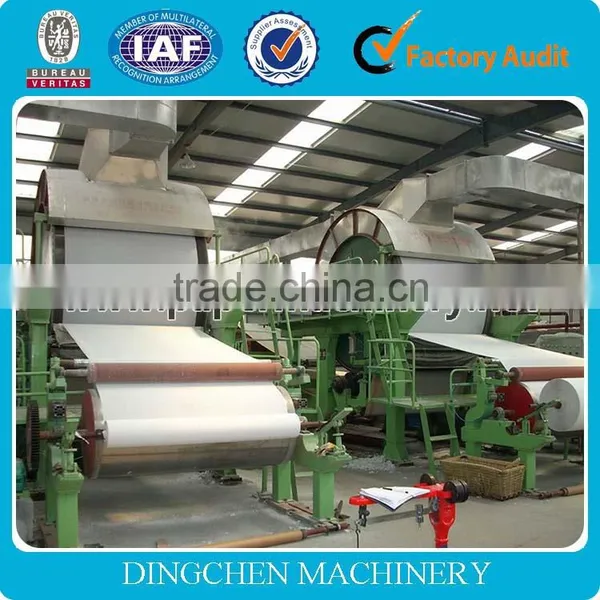 1092mm Small Business Paper Production Line Facial Tissue Making Machine