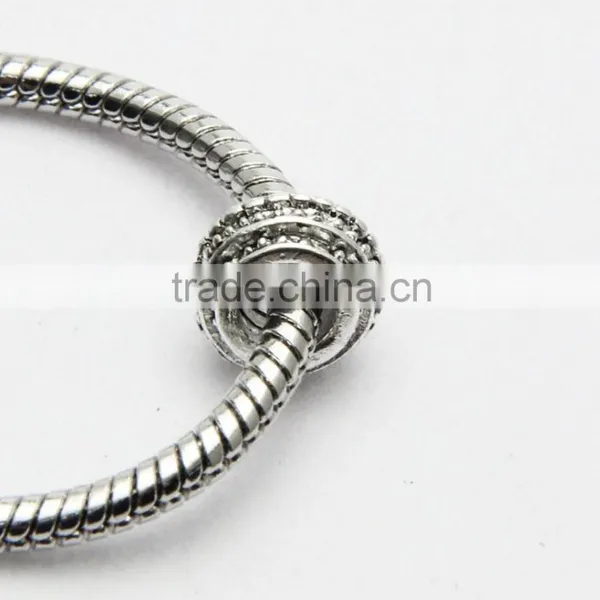 Wholesale Pdora New Style DIY Large Hole Drum Shape Zinc Alloy Beads photo-4
