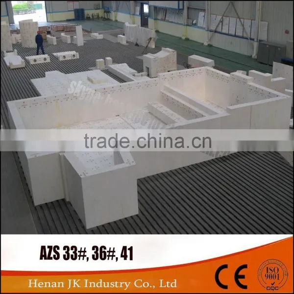 Refractory AZS Zirconia Block for Glass Melting Furnace