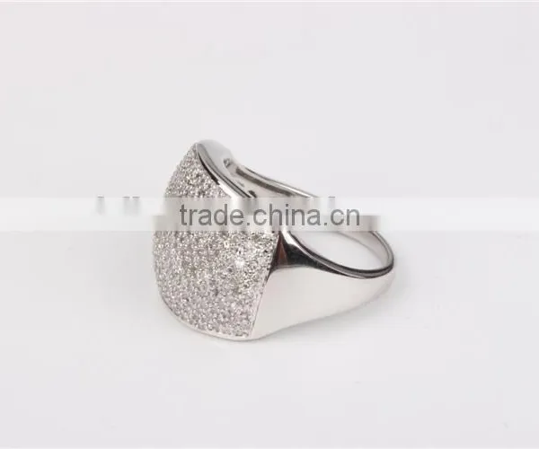 Custom Design Accepting Silver Love Ring Four Finger Ring photo-5
