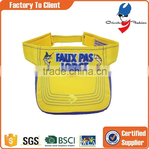 2016 hot cool sun visor hat for fishing