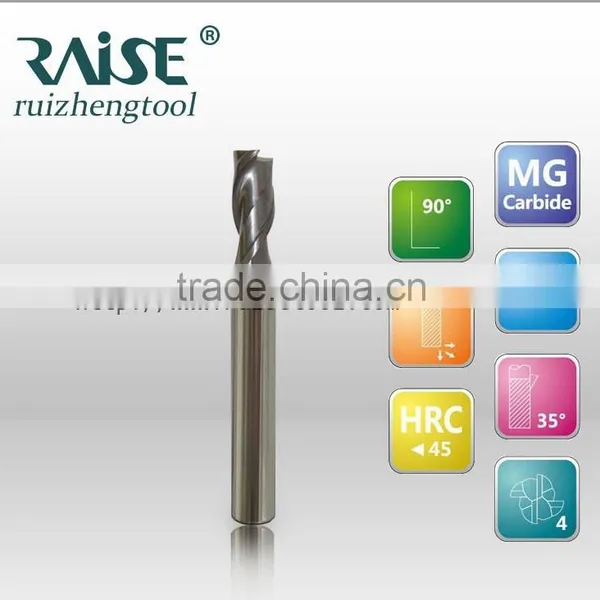 Zhangjiagang Raise Tungsten Carbide Shank End Milling for Cutting Tools
