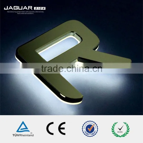 Color Changing Outdoor Usage Stainless Steel Backlit Led Display Illuminated Letter Sign photo-6