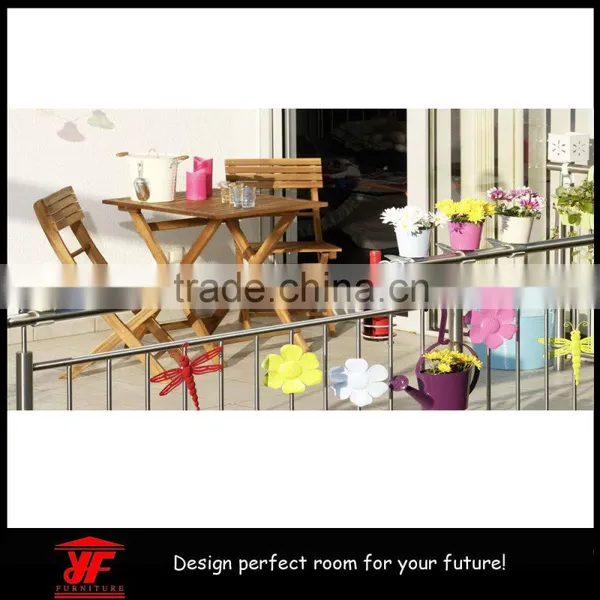 Cheap Outdoor Wooden Furniture Folding Table and Chair