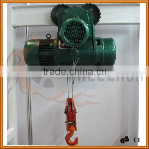 Construction Materials 2 Ton 9M Electric Chain Hoist 380V Wire Rope Hoist photo-2