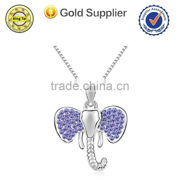 Fashionable Custom Diamond Color Cute Design Necklace Set photo-6