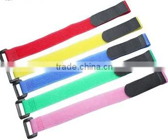 Reusable Nylon Hook Loop Strap Tie Down Wrap Cable Cord 2x20cm photo-6