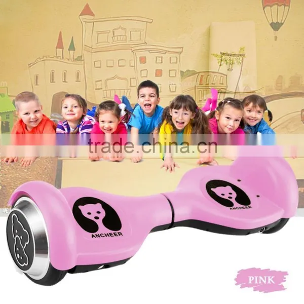Hot Sale 2016 Kids Self Balancing Electric Scooter 2 Wheel Ancheer Plum Round US Plug 4.5 Inch AM002550