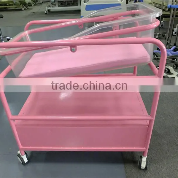 HR-769 Carbon Steel Plastic Bassin Baby Crib With Drawer photo-3