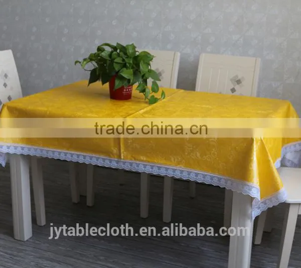 Hot Embossed and Printed Compound Non-woven Fabric PVC Tablecloth photo-3