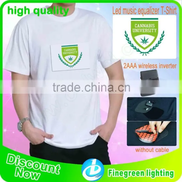 Electroluminescent Equalizer Panel for t Shirt photo-3