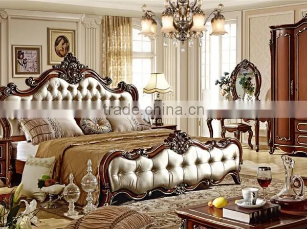 Solid Wood Bedroom Furniture Bed on Sale India Import Furniture photo-2