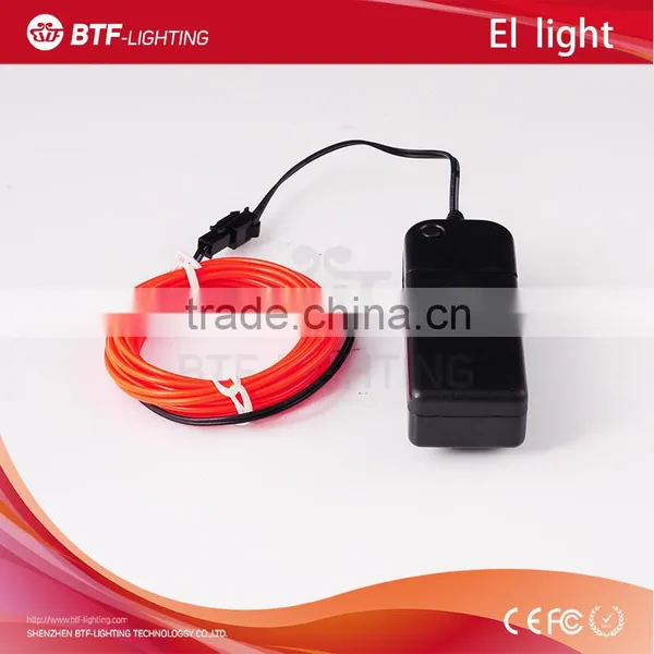 Red 3m El Light Neon Rope Tube Light for Car Party Decotare With Controller