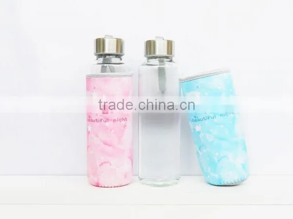 OEM Private Lable BPA Free Tritan Water Bottle Custom Glass Bottle photo-4