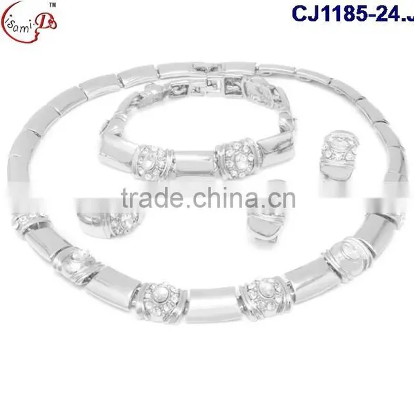 CJ1185-4 Beautiful New Design Wedding Gold Jewelry Set for Women Wholesale photo-6