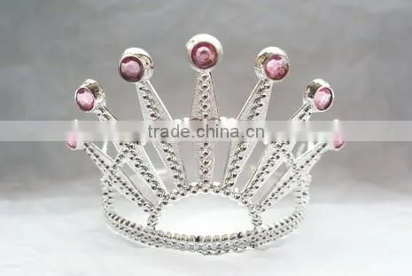 9cm Highx12cm Diameter Metallic Plastic Tiaras Angel Tiaras and Crowns photo-6