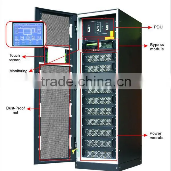3phase High Frequency 600kva Modular Ups Power Supply photo-2