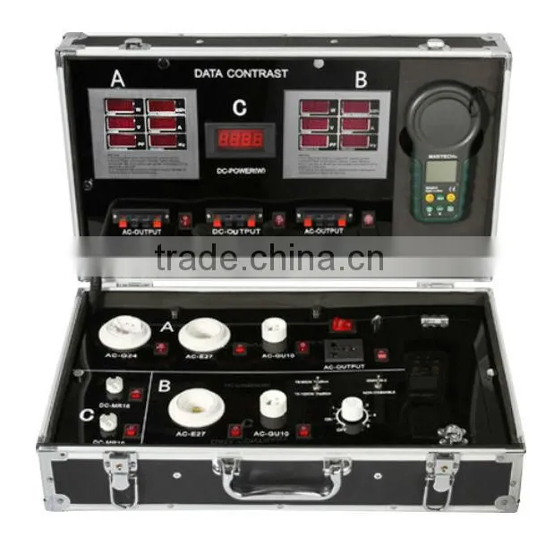 LED Demo Case Hot Sale,mini Demo Case,with Illuminance Meter