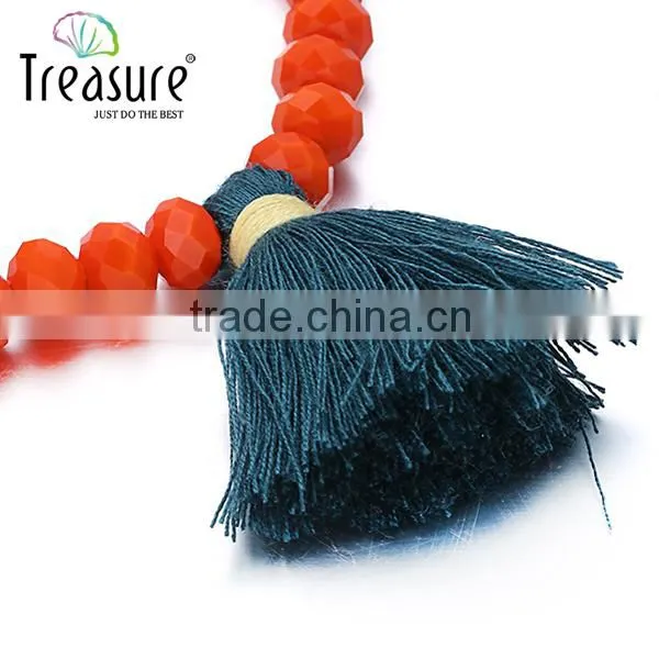 Fashion Jewelry Vintage Ethnic Wholesale DIY Fashion Crystal Charms Glass Bead Bracelet photo-5