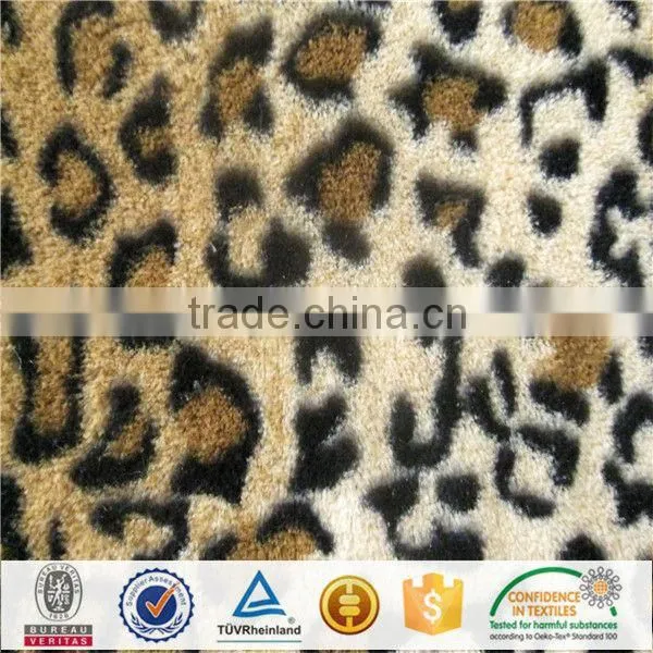 African Flower Burnout Print Velboa photo-2