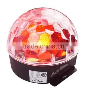 New Hot Sale Pro Colorful RGBWYP 6PCS 3W DJ LED Crystal Magic Ball Light With High Bright Lighting photo-2